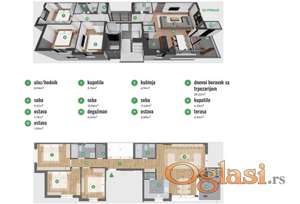 ~~~ TATARSKO brdo, lep četvorosoban stan ~~~